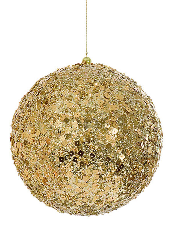 Gold Sequin Ball 6' (Qty 6)