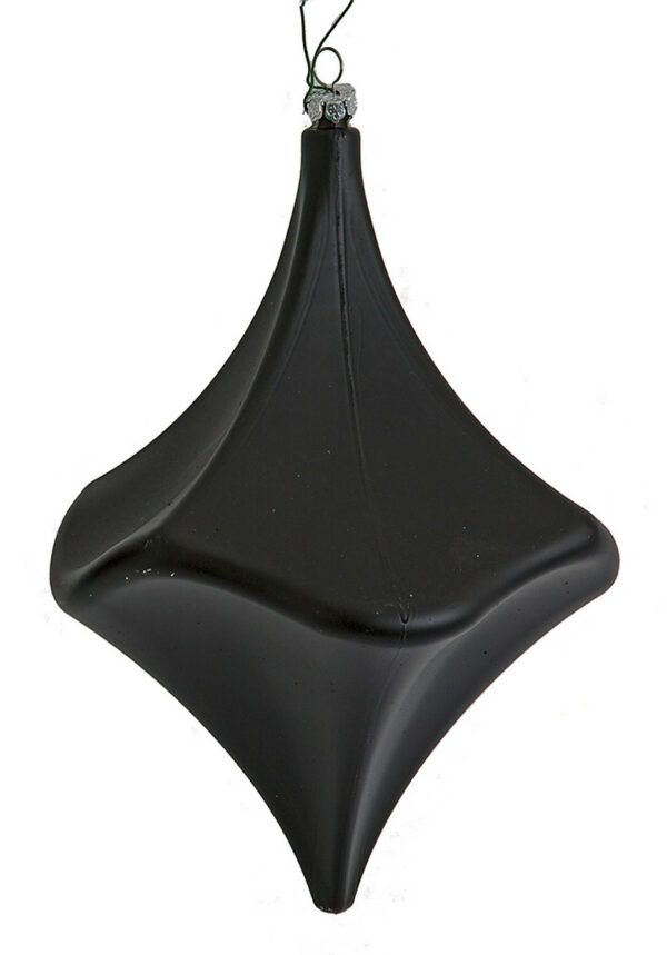 Onyx Matte Trumpet Finial 8" (Qty 6)