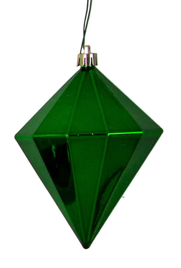 Emerald Reflective Diamon Finial 5" (Qty 12)