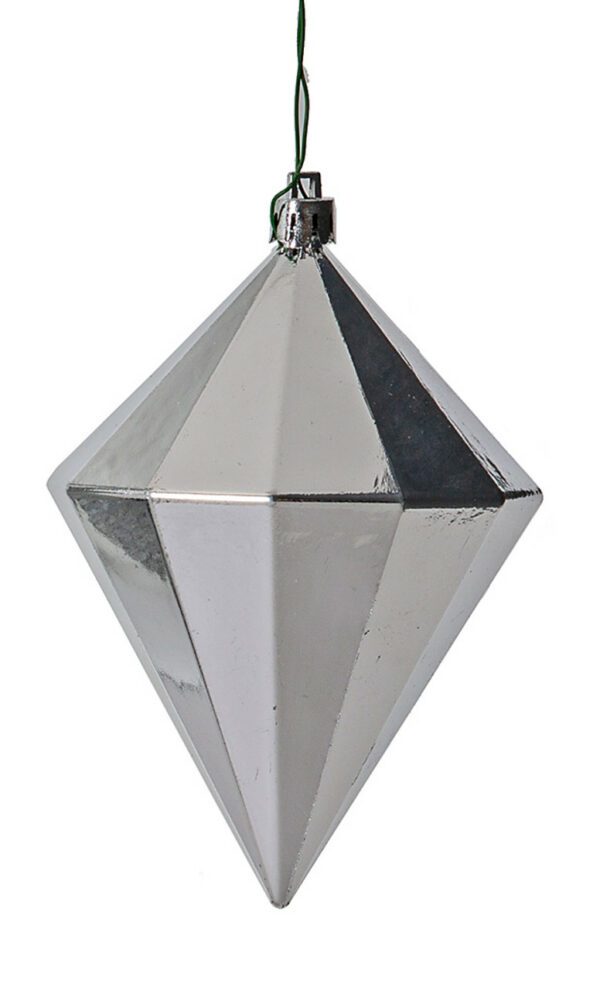 Manhattan Diamond Finial silver 5" (Qty 12)