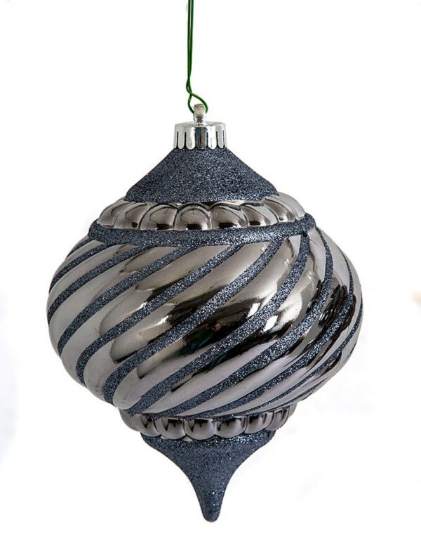 Pewter Reflective Onion 8" (Qty 12)