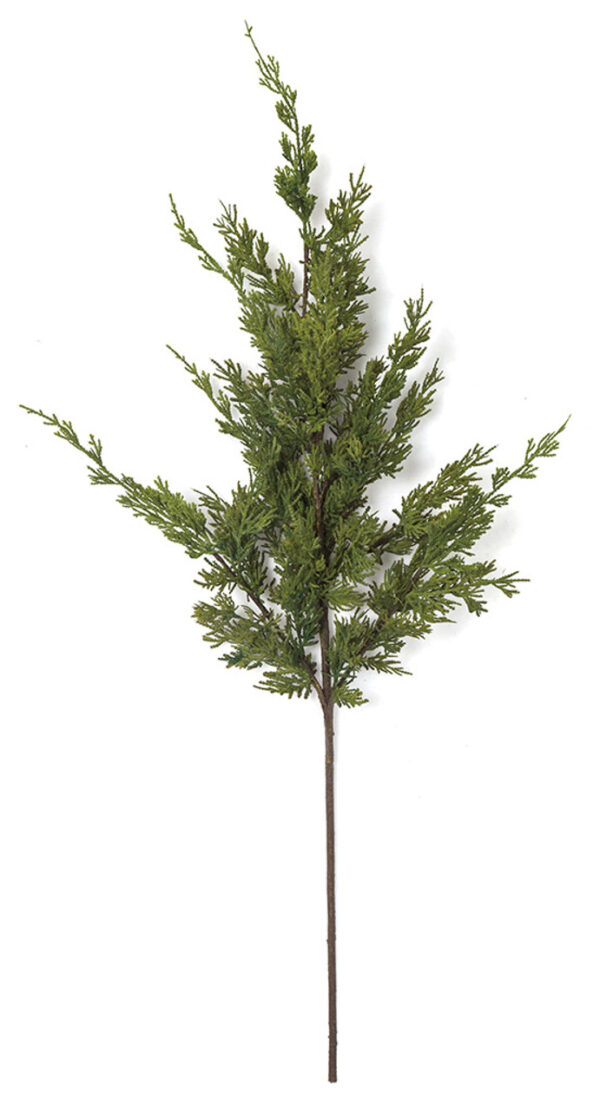 Artificial Deep Green Cypress Spray 38"