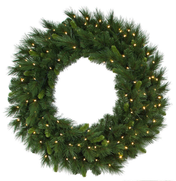 Battery Op Artisan Choice Pine Wreath 36"