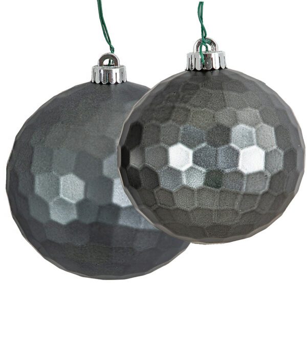 Honeycomb Pewter Ball 5" (Qty 6)