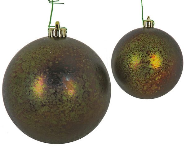 Dark Olive Antique Finish Ball 6" (Qty 6)